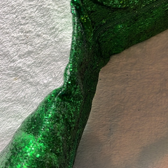 Green Glitter Women's Boots - Picture 4 of 6